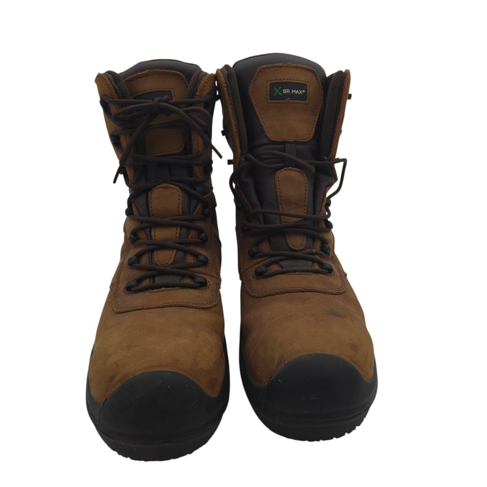 SR Max SRM9960 Men's Work Boots 11M Brown Slip Resistant EH Soft Toe Leather